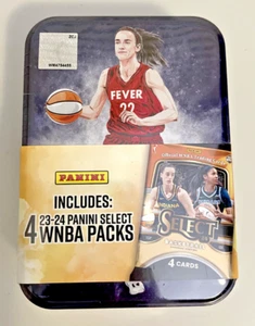 Caitlin Clark Exclusivo 2023-24 WNBA Seleccionar Sellado Lata Azul - Imagen 1 de 5