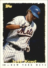 1995 Topps Cyberstats #105 Jeff Kent - NM-MT
