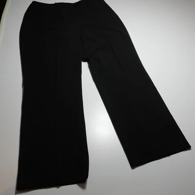 Larry Levine Stretch Trouser Pants Womens 16 Relaxed Straight Corpcore Business - Image 1 of 4