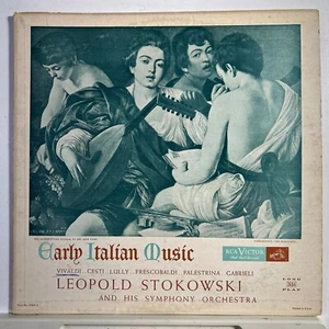 EARLY ITALIAN MUSIC Leopold Stokowski RCA Victor LM 1721 - Imagen 1 de 4