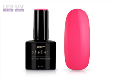 Jolifin UV LED LAVENI Shellac Farbe Hot Neon Watermelon 12ml Nail Art Neu  - Bild 1 von 2