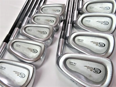 MIURA CB-3001 DentSole 9PC BLACK SPEEDER S-FLEX IRONS SET GOLF CLUB NWO - Image 1 of 4