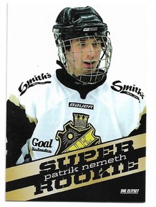 2010-11 Swedish SHL Elitset Super Rookie #1 Patrik Nemeth