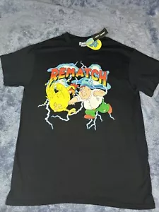 T-Shirt Family Guy Peter Griffin vs Huhn Rematch schwarz Gr. Med neu mit Etikett - Bild 1 von 3
