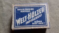 BOITE D'ALLUMETTE WW2 WELT-HOLZER OLD MATCHBOX 39/45 STREICHHOLZSCHACHTEL