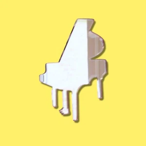 Espejos acrílicos con forma de piano - varios tamaños - Imagen 1 de 1
