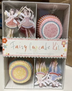 Meri Go Round Fairy Cupcake Kit 24 Cupcake Cases and 24 Toppers - Picture 1 of 6