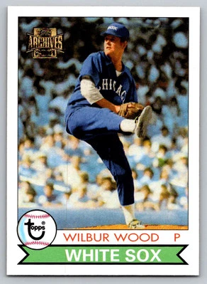 2001 Topps Archives #152 Wilbur Wood - Image 1 of 2