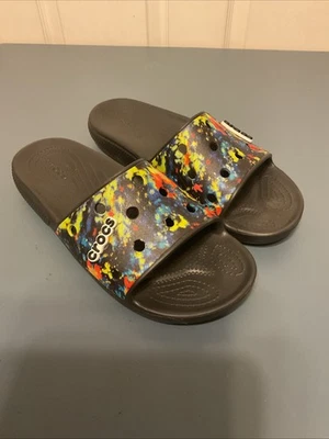 Zapatillas/diapositivas Crocs Tie Dye para hombre talla 12 Foto 1 de 4