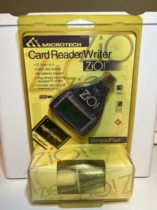 NOS - ZIO MicroTech Compact Flash USB Card Reader/Writer for CF 1 & II - Afbeelding 1 van 2