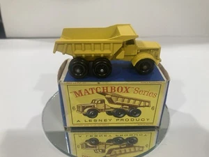Vintage 1962 D Matchbox (1-75) Lesney #6 EUCLID QUARRY TRUCK : NM with D Box - Picture 1 of 16