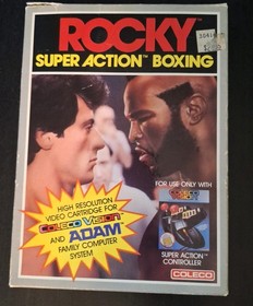 Rocky with Box, Manual, No overlays, for the Colecovision, working