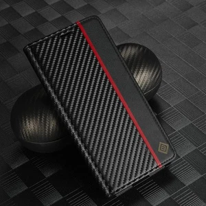 Per Google Pixel 10 Pro XL, nuova custodia in pelle con motivo fibra di carbonio magnetica - Foto 1 di 17