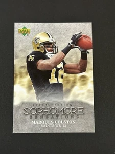 2007 Upper Deck First Edition Marques Colston Sophomore Sensations #SS-MC (T) - Picture 1 of 2