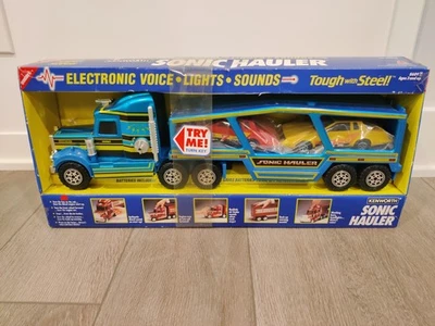 Новый в коробке винтажный Buddy L Kenworth Sonic самосвал автомобиль перевозчик грузовик 1992 #8609 новый работает - Изображение 1 из 4