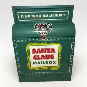 1950s VINTAGE STANDARD Oil/Gas Advertising Santa Claus Mailbox RARE - Picture 1 of 13
