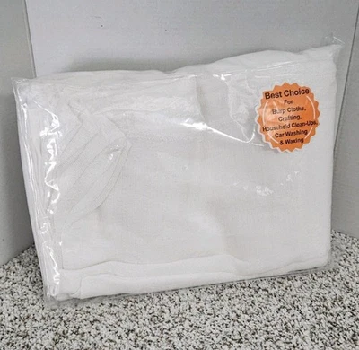 Paquete de 10 paños Gerber Baby Burp de algodón blanco Foto 1 de 4