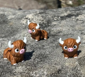 3D-gedruckte Jiggle Pet Highland Cow - Bild 1 von 5
