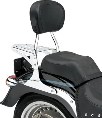 Barra Sissy estándar de acero cromado Cobra Harley Fat Boy 06-17 Foto 1 de 4