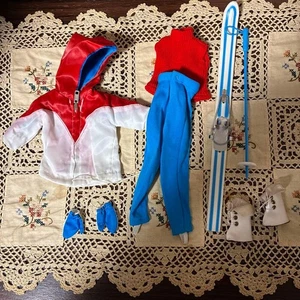 IDEALE Tammy Doll Outfit Ski Tour 7601 Retro Ski Set per Tammy Doll Giocattolo - Foto 1 di 10