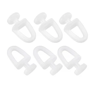 20 Pcs Curtain Track Plastic Drapery Rail Sliding Glider for Shower 11mm Dia - Picture 1 of 4
