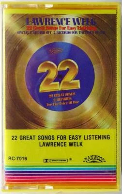 Lawrence Welk - 22 Great Songs for Easy Listening Cassette NEW 1982 Foto 1 de 3