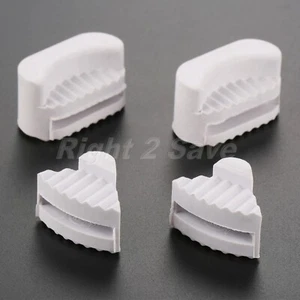 SET OF 2/4 INDUSTRIAL SEWING MACHINE SUMP/OIL PAN RUBBER CORNER MOUNTS CUSHIONS - Picture 1 of 8