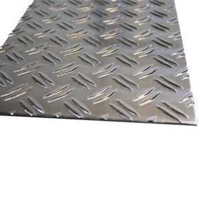 (173,00 €/m²) 3,5/5 mm aluminio chapa lagrimal dueto chapa estriada hasta 1000x1000 mm - Imagen 1 de 33