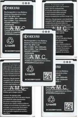 5 Piezas Nueva Batería Kyocera SCP-70LBPS para Kyocera Cadence S2720 1430mAh Foto 1 de 3