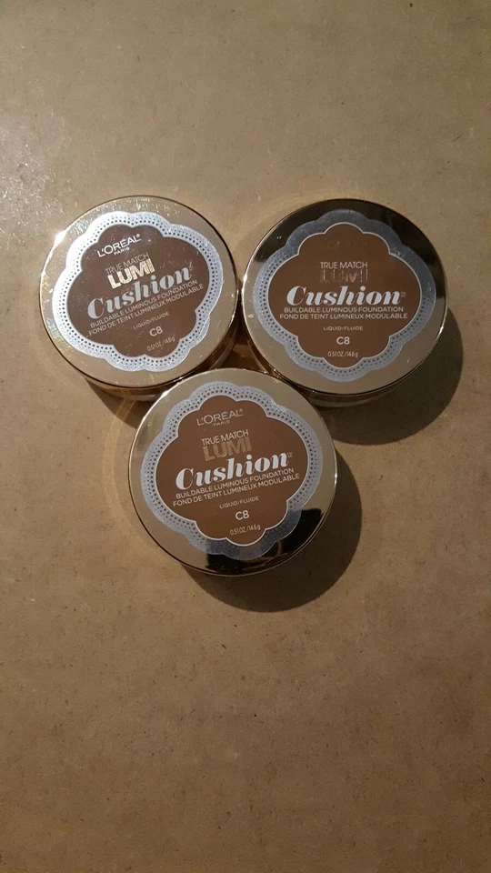 L'OREAL True Match Lumi Cushion Luminous Foundation C8 Cocoa (Lot Of 3) - Image 1 of 1
