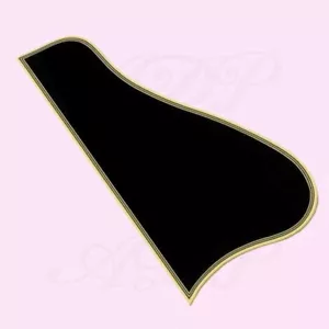 Pickguard Cutaway Short 5-Ply Binding Black pour Guitare Archtop Style Gibson L- - Foto 1 di 2