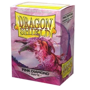 Dragon Shield Matte Sleeves Standard Size Pink Diamond - 100 Kartenhüllen - Bild 1 von 2