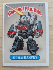 Garbage Pail Kids Topps 1985 UK Series 3 ~ 87a Hot Head Harvey - Picture 1 of 2