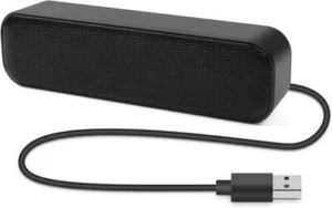 Umitive USB Computer Lautsprecher, Mini tragbare Soundbar mit 3D Surround...