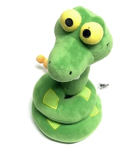 Disney Parks Kaa Plush Green Rattle Snake Jungle Book Cartoon Stuffed Toy 9” - Picture 1 of 8