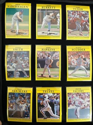 1991 FLEER Baseball Cards. Card# 1-399. YOU Pick. NM/Mint. Volume Discount - Image 1 of 4