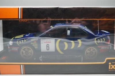 1:18 IXO Models Subaru Impreza 555 #6 Rally Catalunga 1995 -  DK340 - Bild 1 von 4
