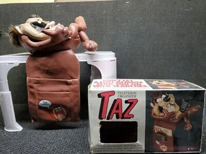 Taz Tasmanischer Teufel Plüsch TV Fernbedienung Halter Organizer Couch Tasche Caddy - Bild 1 von 17