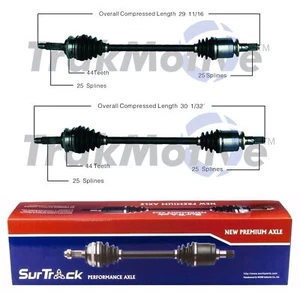 Pair of Rear CV Axle Shafts SurTrack Set for Subaru Legacy Outback AWD 2000-04 - Picture 1 of 1