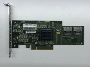 LSI SAS 3082E-R 3Gb/s 8 Port SATA/SAS 1068E Host Adapter Controller Card PCI-E - Picture 1 of 2