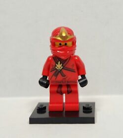 Lego KAI ZX Ninjago Red Ninja Minifigure 9443 9441 9449 9561 -NO ARMOR-