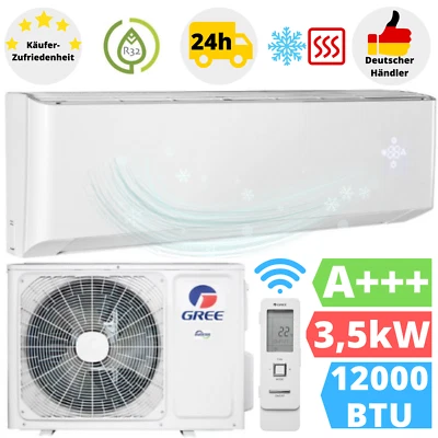 Gree Amber Prestige Klimaanlage 12000BTU Klimagerät Ionisator Klima WLAN 3,5 kW - Bild 1 von 4