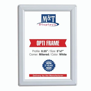Opti Snap Poster Bilderrahmen 0,55" Aluminium Frontlader Wandhalterung 5x7 Zoll - Bild 1 von 32