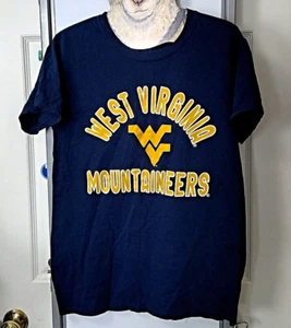Blue 84 Men's West Virginia Mountaineers T Shirt Small Blue Spell Out Logo WVU - Bild 1 von 4