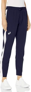 ASICS Women's Team Woven Track Bottom Navy, Size S - Picture 1 of 2