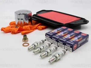 Air / Chrome Oil Filter, Iridium Spark Plug, Drain Plug HONDA CB 650 (2014-2018) - Picture 1 of 12