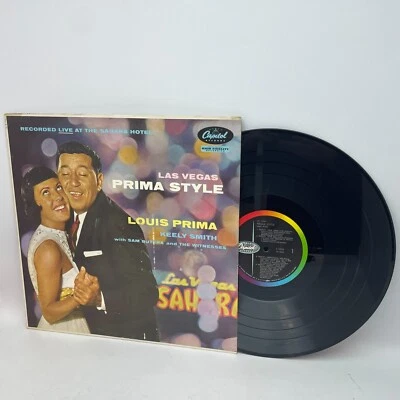 Louis Prima Keely Smith Las Vegas Prima Style Vinyl LP US 1959 Mono Reissue VG+ - Image 1 of 2