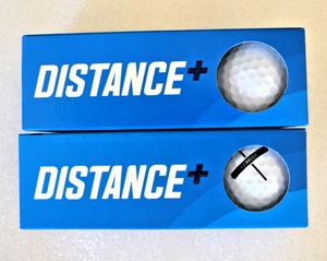 Taylor Made Distance Plus 2 Sleeve of 3 Golf Balls White Brand New - Picture 1 of 5