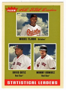 Ortiz - Tejada - Ramirez - Stat Leaders - 2005 Fleer Tradition # 11 Mint - Picture 1 of 1
