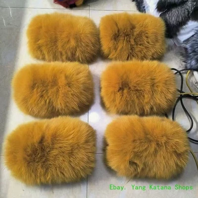 Bolso de mano de invierno para mujer Bolso de piel de zorro Calentador de manos Cadena Bolso de hombro #1751 Foto 1 de 4